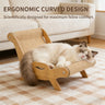 TV-Shaped Cat Scratcher Sofa Bed — For Large Cats up to 20lbs