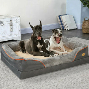 Orthopedic Dog Bed — Waterproof Memory Foam Bed for Senior & Large Breeds