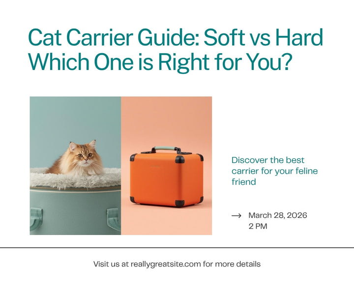 Cat Carrier Guide: Soft vs Hard - Which Is Right for Your Cat?