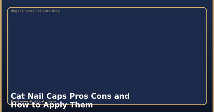 Cat Nail Caps: Pros, Cons, and How to Apply Them Correctly