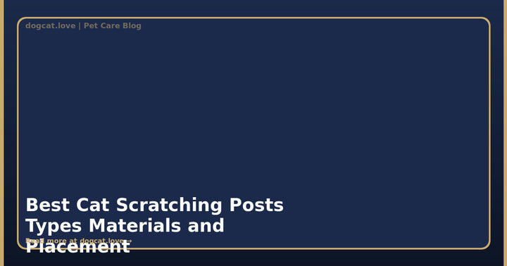 Best Cat Scratching Posts: Types, Materials, and Placement Guide
