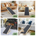 Extra Wide Dog Ramp — Non-Slip Foldable Pet Ramp for Bed & Couch