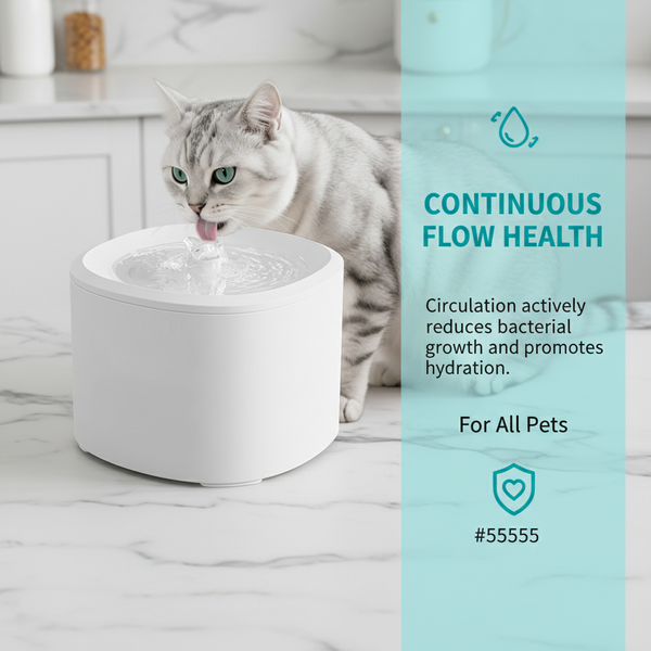 Ultra Quiet Anti-dry Burn Pet Water Fountain, 3l Circulating...