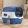 High-Capacity Odor-Lock Cat Litter Box — Enclosed for Large Cats
