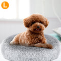 Premium Fleece Pet Bed with Supportive Rim — Ultra Soft & Warm