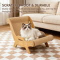 TV-Shaped Cat Scratcher Sofa Bed — For Large Cats up to 20lbs