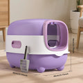 High-Capacity Odor-Lock Cat Litter Box — Enclosed for Large Cats
