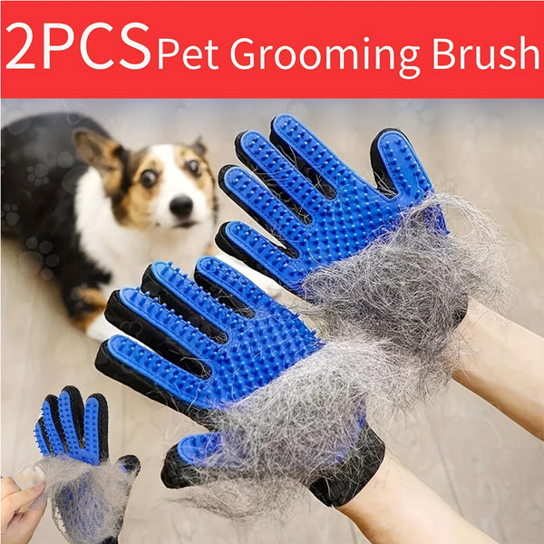 1 Pair Pet Grooming Cat Dog Rabbits Horse Gloves Pet Brush...