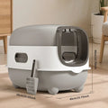 High-Capacity Odor-Lock Cat Litter Box — Enclosed for Large Cats