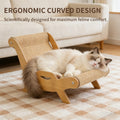 TV-Shaped Cat Scratcher Sofa Bed — For Large Cats up to 20lbs