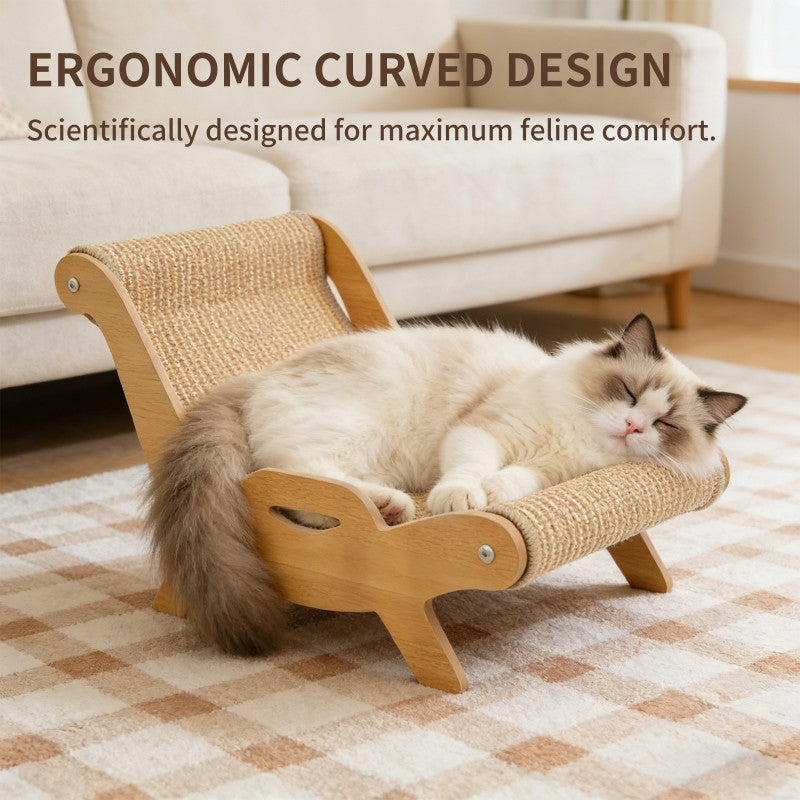 TV-Shaped Cat Scratcher Sofa Bed — For Large Cats up to 20lbs