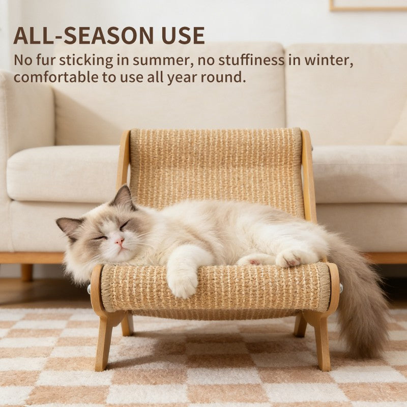 TV-Shaped Cat Scratcher Sofa Bed — For Large Cats up to 20lbs