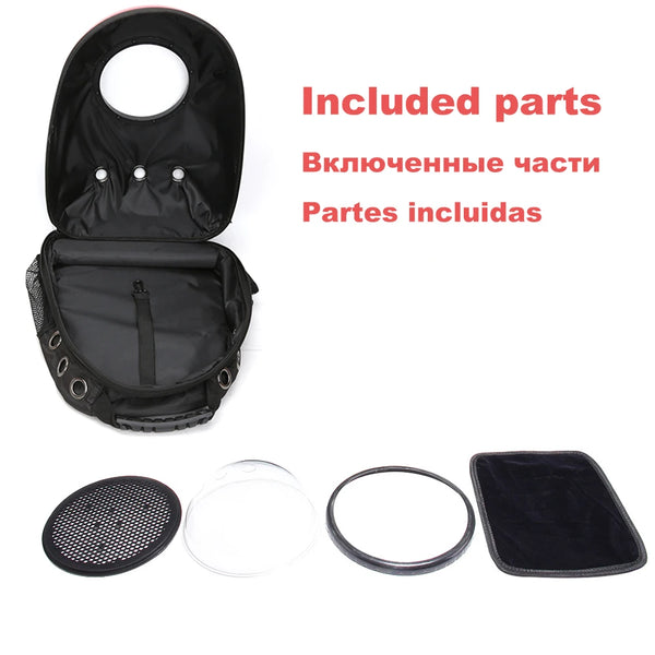 Cat Carrier Backpack Expandable Transparent