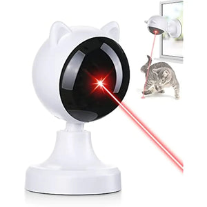 Automatic Laser Cat Toy — USB Rechargeable Rotating Laser