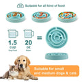 Puzzle Pet Feeder Slow Feeder Dog Bowl Maze Puzzle Pet Dish Anti