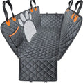 Dog Car Seat Cover for Back Seat, 100% Waterproof Dog Car Hammock with Visual Mesh Window and Side Z