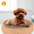 Premium Fleece Pet Bed with Supportive Rim — Ultra Soft & Warm