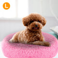 Premium Fleece Pet Bed with Supportive Rim — Ultra Soft & Warm