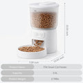Smart Wi-Fi Automatic Cat Feeder — App-Programmable Timed Dry Food Dispenser