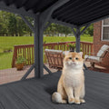 Outdoor Cat Window Enclosure — Solid Wood Catio with Bug-Proof Net