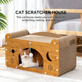 Star & Moon Cat Scratcher Couch with Teaser Ball
