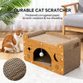 Star & Moon Cat Scratcher Couch with Teaser Ball