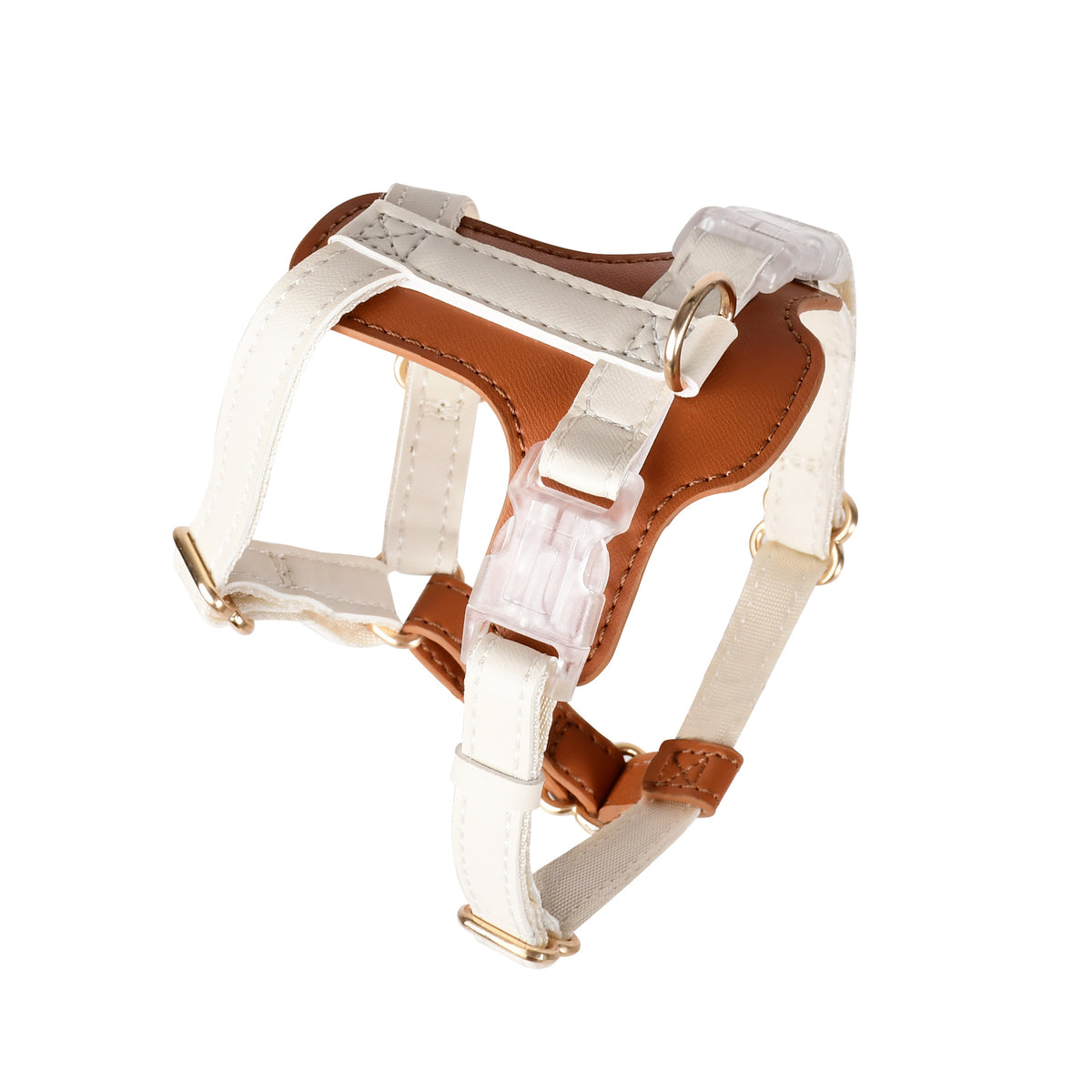 Dog & Cat Harness Set — Adjustable No-Pull Walking Harness with Leash