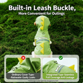 Dinosaur Dog Raincoat — Waterproof Full-Body With Tail
