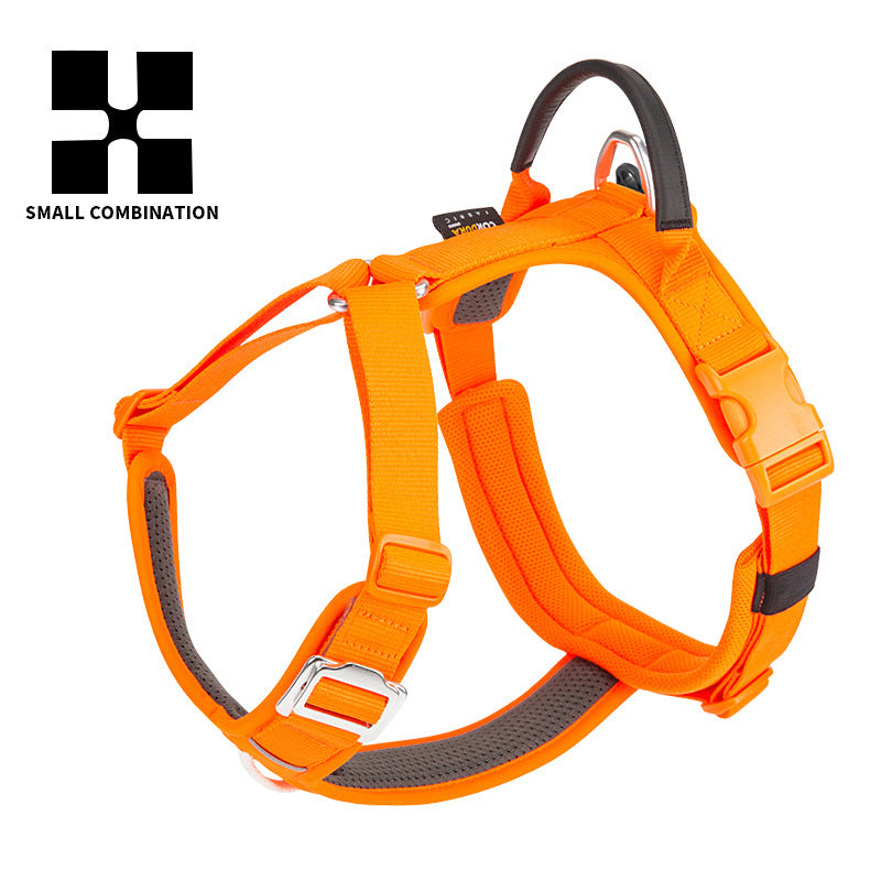 Heavy Duty Dog Harness — No-Pull Adjustable Harness & Leash for Medium Large Dogs