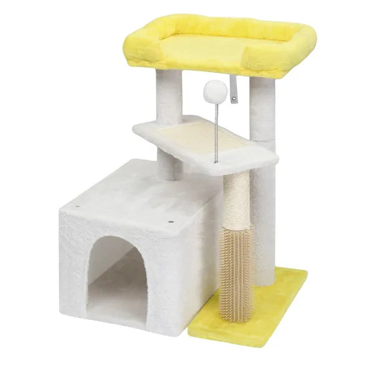 27.5″ Multi-Level Cat Tree — Compact Scratching Tower for Small Spaces